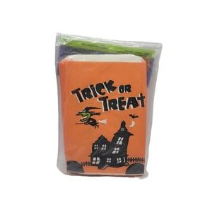 Vintage 1990s Unique Halloween Witch Haunted House Trick Or Treat Paper Bags NIP